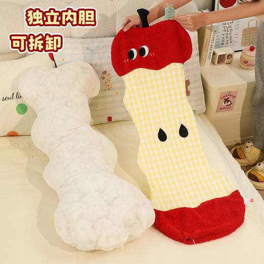 【饱满pp棉填充！蓬松回弹力】独立内胆，可拆卸，苹果核抱枕女生睡觉神器长条枕女生床上侧睡夹腿靠垫靠枕靠背孕妇。ra 商品图4