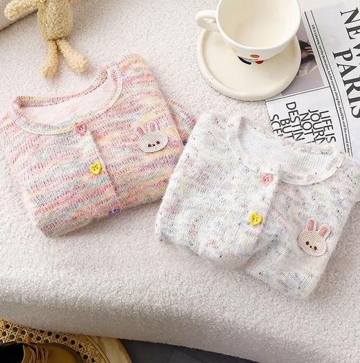 西蒙日记·韩版彩纱毛毛衣针织开衫LCCSMY★ 商品图10