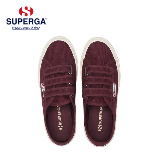 【2026新春专享】SUPERGA圣佩伽 魔术贴基础小白鞋S00BN20 百搭休闲帆布鞋男女鞋（瑕疵品不退不换） 商品图1