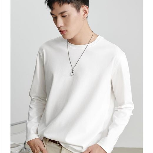 板牙专属！！全能打底！严白小白T长袖T【男款】 商品图9