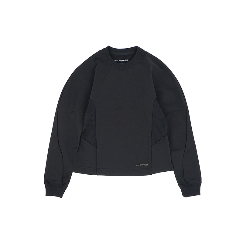 and wander back pile LS T (W) 内里毛圈女装保暖长袖圆领T恤