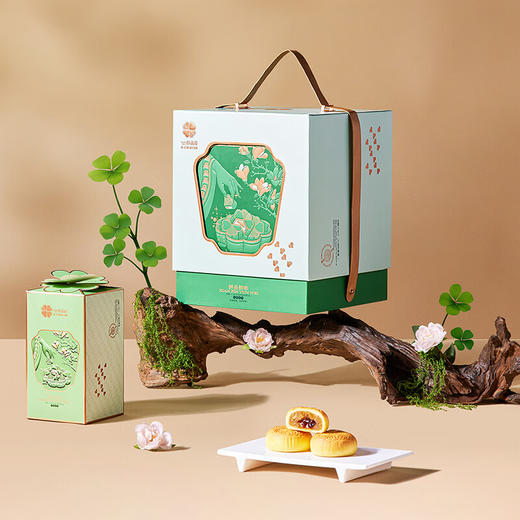 鲜品屋中秋节月饼礼盒高档新式健康流心月饼送礼蛋黄莲蓉礼品 鲜品韵味1290g 商品图2