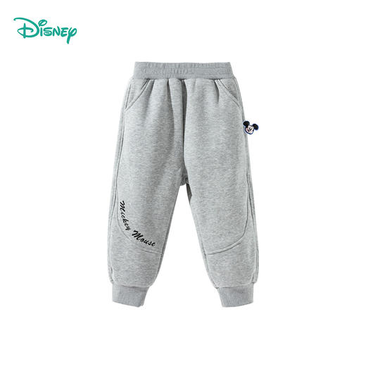 迪士尼秋冬新款男童休闲长裤舒适耐磨卫裤不易起球运动长裤ZD3EK031 商品图5