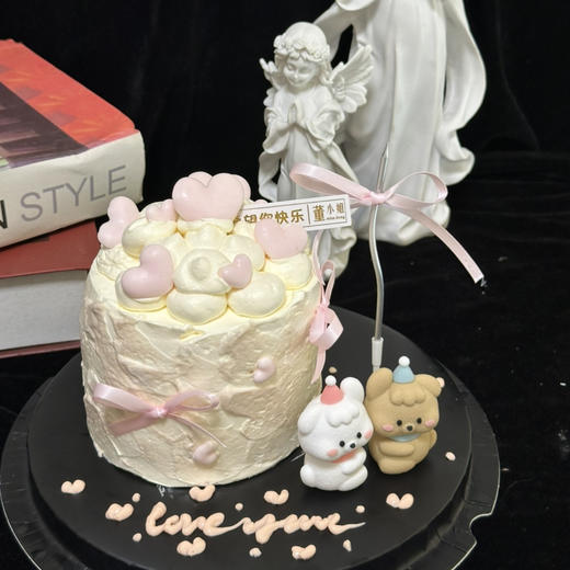 【214情人节蛋糕】4寸俩小只蛋糕 商品图1