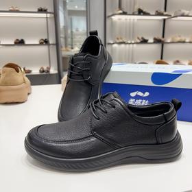 【云粉节】BF楼千百度男鞋皮鞋2025秋专柜正品深口系带真皮软底A25453706吊牌价1099活动价879