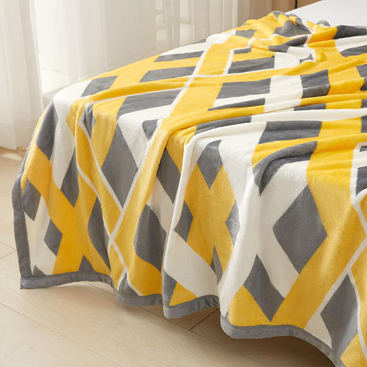 博洋生活 辉煌法兰绒休闲毯150*200cm 商品图4