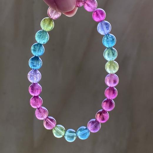 7mm单圈彩虹碧玺手串 商品图7