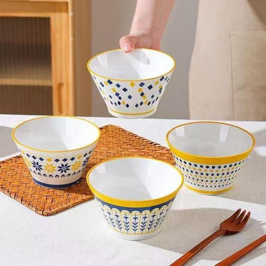 Trees&wind五英寸斗笠碗8个装|高脚设计防烫易端，可蒸/烤微波炉，耐高温能进洗碗机 商品图1