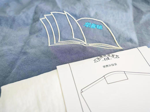 钟书阁大容量手提收纳四向抽绳便携环保包 商品图5