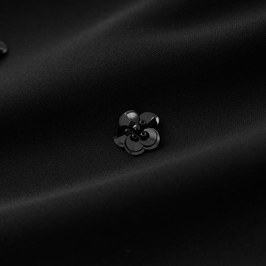 重工钉珠花直筒裙法式高级感静奢连衣裙WLZD2502508 商品图3