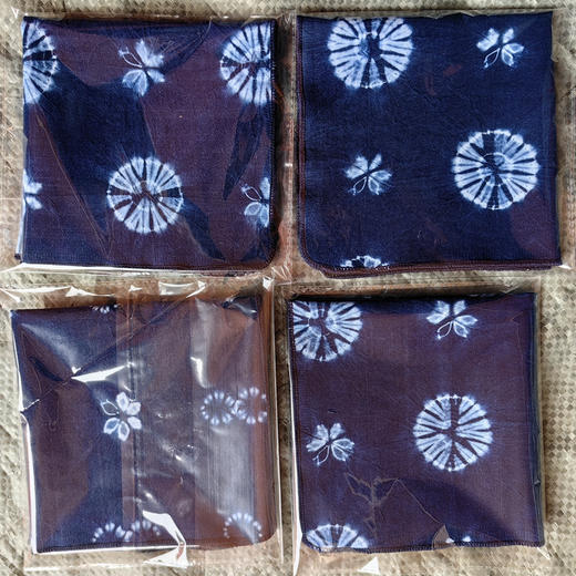 典藏香云纱云南扎染茶巾 商品图0