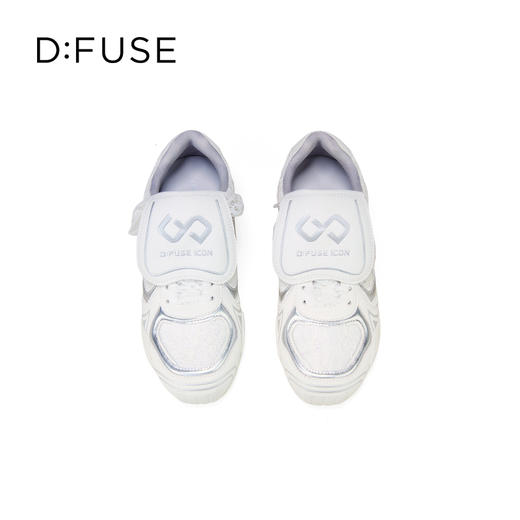 Dfuse迪芙斯2025秋季新款百搭复古德训鞋翻盖鞋舌休闲运动鞋小白鞋DFD3112078 商品图9