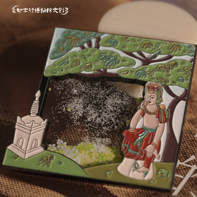 青州龙兴寺思维菩萨流沙冰箱贴博物馆文创旅行纪念品送朋友伴手礼
