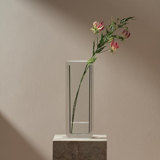 清影花器 RESONG日诵家居 玻璃花瓶 商品图11