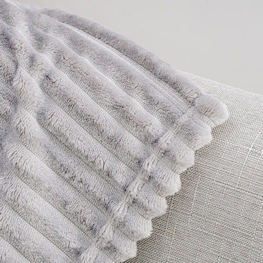 博洋生活 简约法兰绒休闲毯100*150cm/450g 商品图3