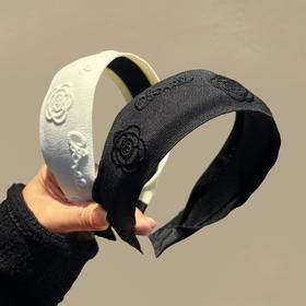 鹿鹿推荐·【法式浪漫】小众法式轻奢山茶花发箍