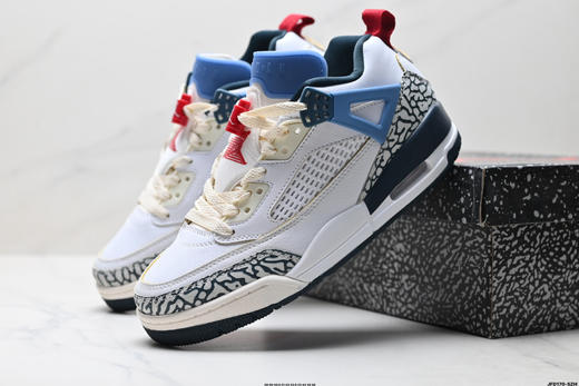 耐克乔丹Air Jordan Spizike Low低帮复古篮球鞋HJ9019-100男鞋 商品图7