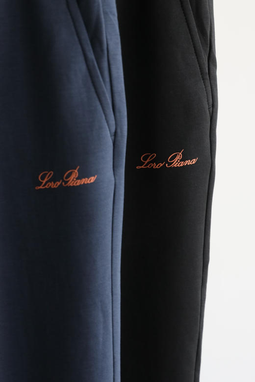 L/P 诺亚 秋款双面平纹针织 平口休闲卫裤 WK818 商品图1