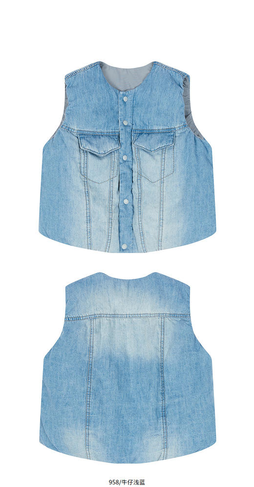 Jnby   25年秋款   羽绒马甲   YP9C10090 商品图7