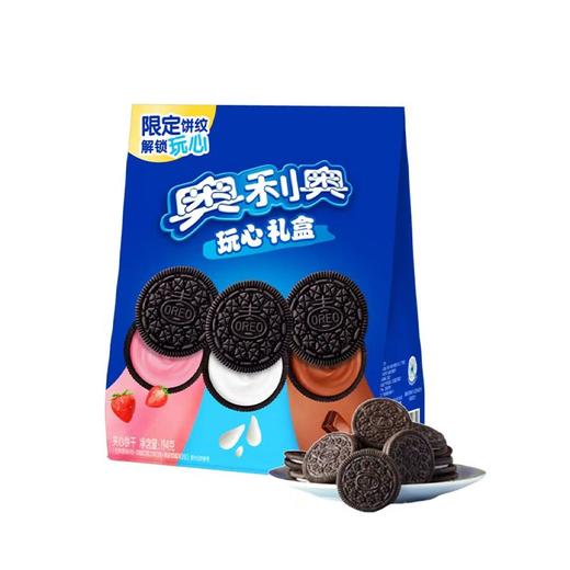 奥利奥194g混合口味玩心礼盒夹心饼干 商品图0