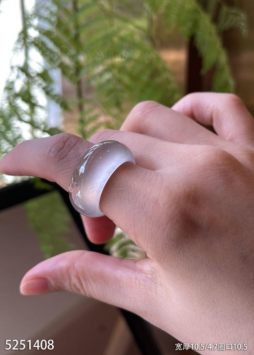 玻璃种扳指【5251408】圈口10.5，具体价格微信咨询 商品图4