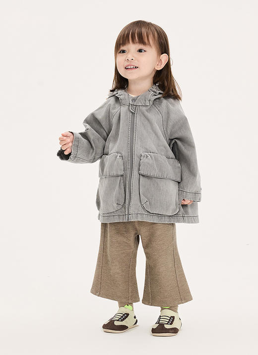 jnby   25年秋款  中长款风衣   YP9911510 商品图5