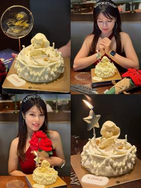 闺蜜订的【处女座蛋糕】
