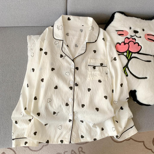 【满158元减79元！到手79两套】故事与她卡通系列睡衣套装 面料柔软细腻自带肌理感不怕皱 多种卡通图案任选 可爱休闲居家套装 商品图9