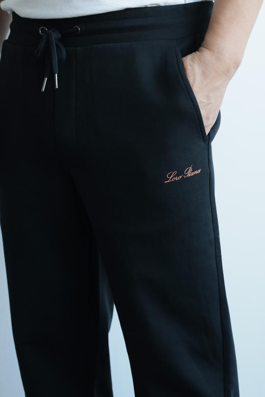 L/P 诺亚 秋款双面平纹针织 平口休闲卫裤 WK818 商品图3