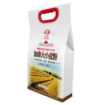 古船加拿大小麦面粉5斤进口原料高筋小麦粉烘焙饺子粉烙饼面粉 商品图3