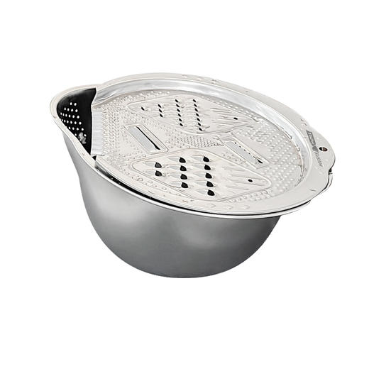 易铂304不锈钢两件套|食用级别材质，百变料理一套搞定！切丝/沥水/备菜 商品图5