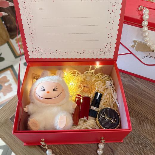 红信封爱心立体小样五件套礼盒 （随机送拉布布）配打包盒七夕/纪念日必入！超浪漫爱心信封礼盒 商品图7