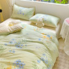 自然醒全棉印花100全棉床上四件套夏天纯棉被套床单宿舍被罩三件套床品NH161 商品缩略图0