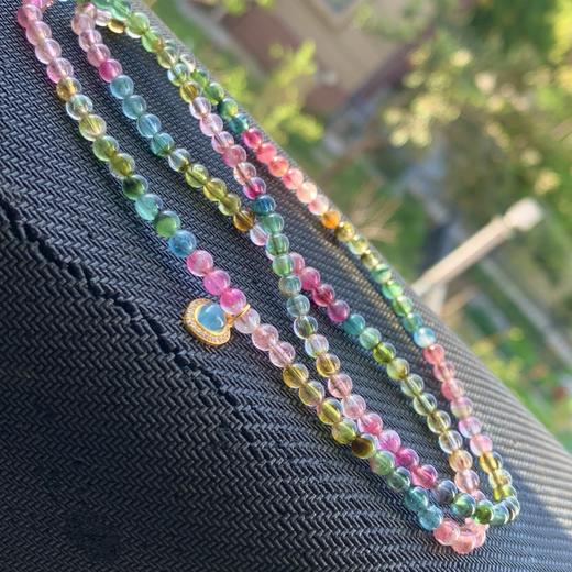 4.3mm多圈西瓜碧玺手串 商品图4