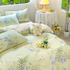 自然醒全棉印花100全棉床上四件套夏天纯棉被套床单宿舍被罩三件套床品NH161 商品缩略图5
