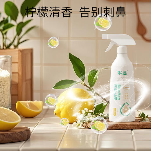半遇深层去油厨房油污净 柠檬味518g 商品图3