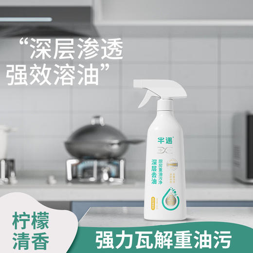 半遇深层去油厨房油污净 柠檬味518g 商品图0