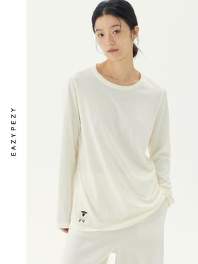 黑脸羊3.0长绒棉真丝羊毛长袖T恤