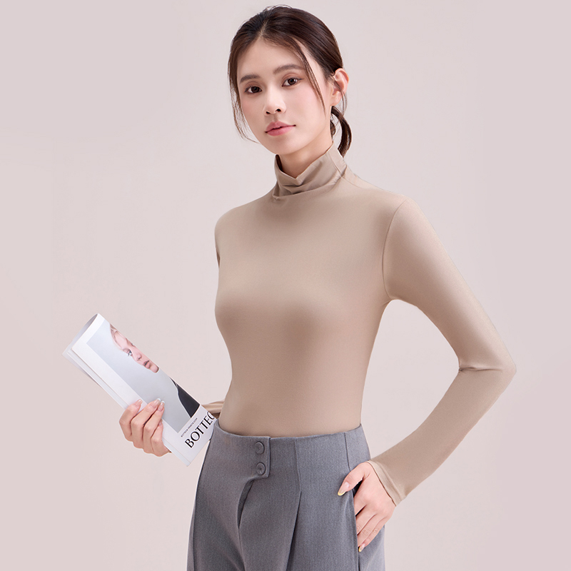 青乔慕染面膜堆堆高领磨毛打底衫JD01（59两件 单拍不发货）