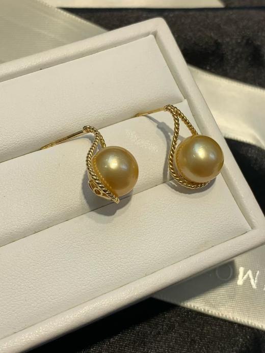 10-11mm金珠耳钉 商品图2