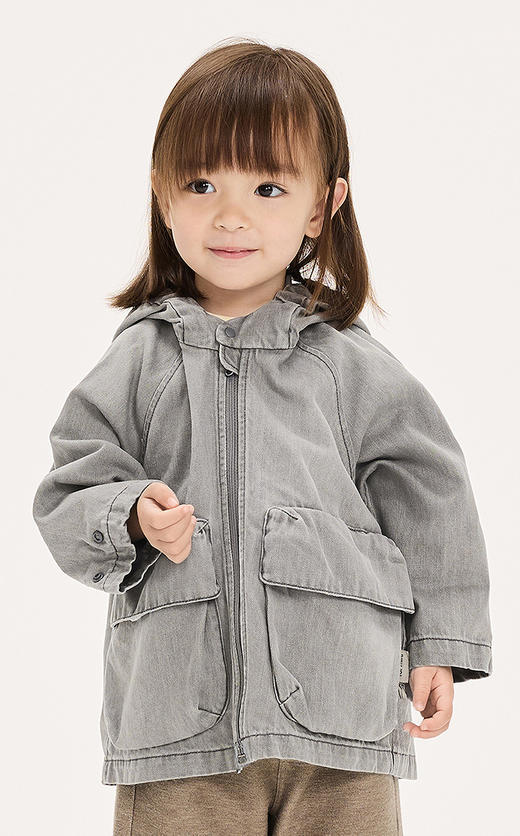 jnby   25年秋款  中长款风衣   YP9911510 商品图3