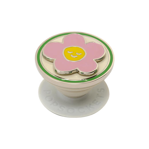 限时折上折【爱是灌溉】⻛铃花⼩⼈ POPGRIP泡泡骚 Enamel金属珐琅系列 粉色 植物花卉 卡通 商品图0