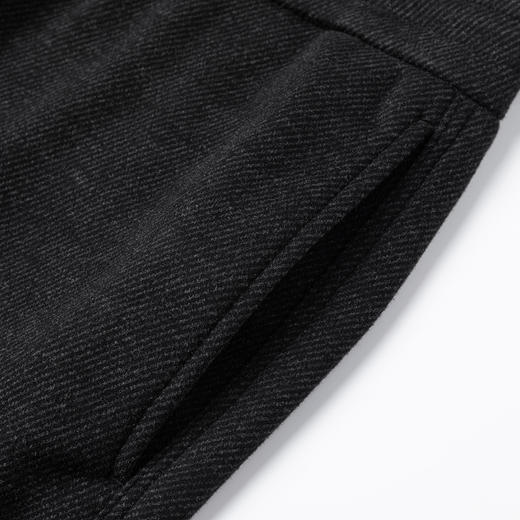 【含绵羊毛&抑菌】圣得西男羊毛混纺长裤2025秋款微廓直筒休闲裤 商品图12