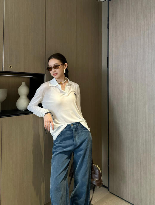 缪缪 爆款防晒衫长袖  半透明的冰奶皮质地也太舒服了吧 ，松弛优雅性感贵气（ZY*SS） 商品图13