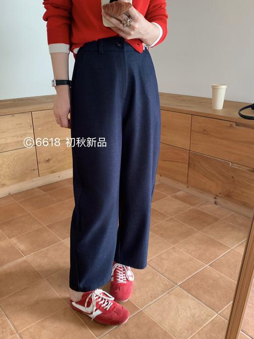 🌈秋季新品牛仔棉拉链小弯刀来了 ◔.̮◔✧💥【骆柒柒秋季新品牛仔棉“弯刀九分拉链裤”】 从面料到版型，😉从颜色到细节，每一处都戳中需求，🥰穿上它，通勤、约会、逛街都能轻松 hold 住 商品图4