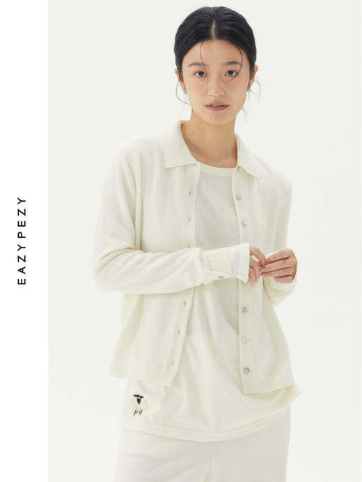 黑脸羊3.0长绒棉真丝羊毛长袖T恤 商品图2