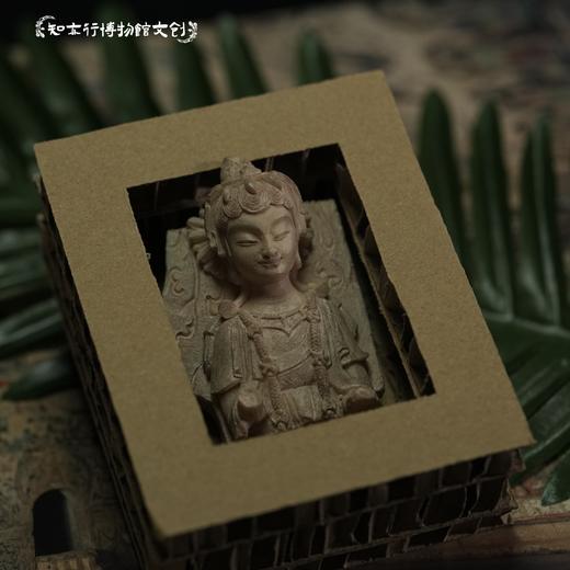 青州微笑左胁侍菩萨立体冰箱贴龙兴寺造像文创博物馆纪念品磁吸 商品图1