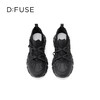 Dfuse迪芙斯2025秋季新款轻便厚底芭蕾舞鞋蝴蝶结增高老爹鞋透气休闲鞋DFD3112085 商品缩略图14