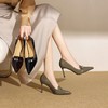 【预售5天】法式优雅宴会细跟单鞋女春秋季新款尖头时尚浅口高跟鞋通勤女鞋ZF&25023 商品缩略图2