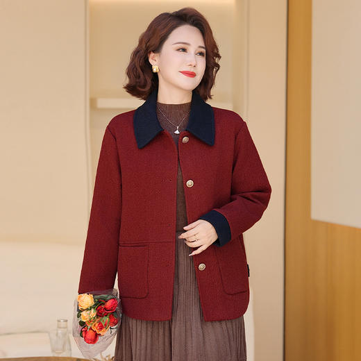 FW 8039外套妈妈装时尚上衣大码西装 商品图0